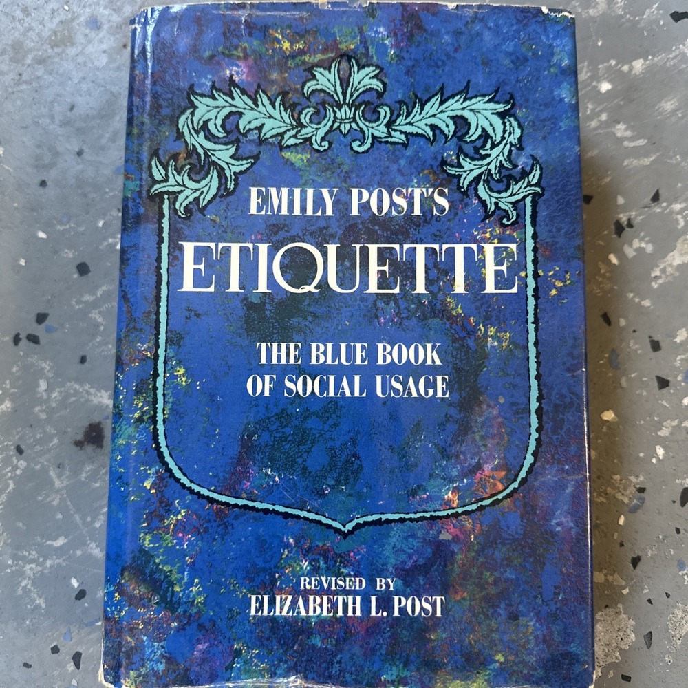 Emily Post's Etiquette 1965 11th Edition Funk & Wagnall Hardcover VINTAGE
